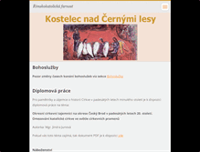 Tablet Screenshot of farnostkostelec.cz